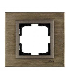 Mono Style Aluminium Единична рамка Бронз