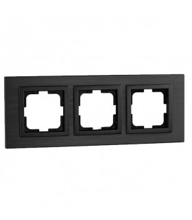 Mono Style Aluminium Тройна рамка Графит