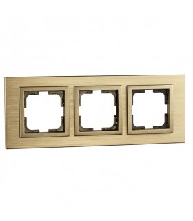 Mono Style Aluminium Тройна рамка Титан