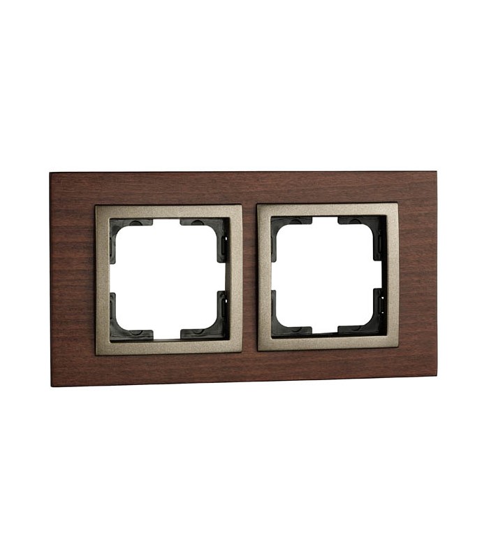 Mono Style Wood Двойна рамка Орех