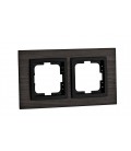 Style Wood Двойна рамка Венге