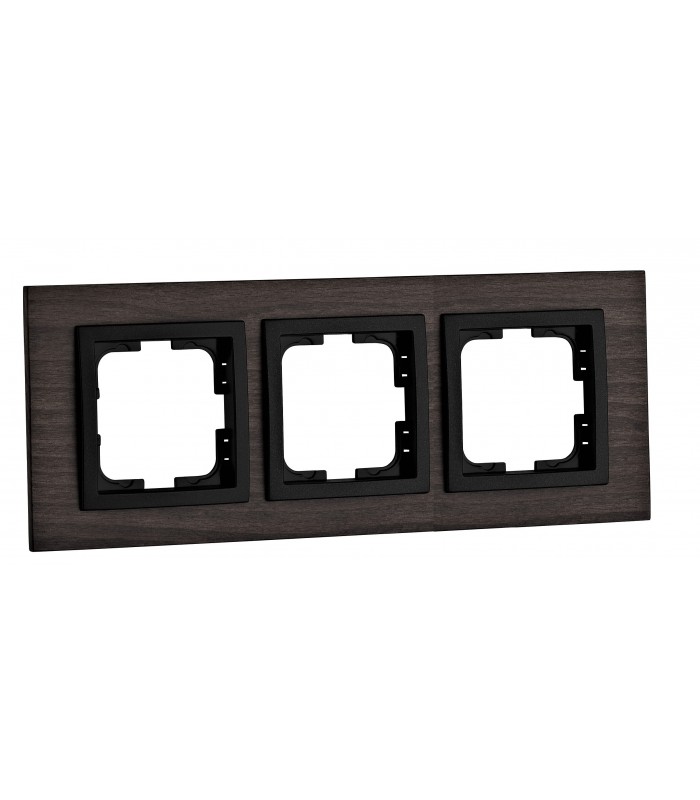Style Wood Тройна рамка Венге