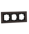 Style Wood Тройна рамка Венге