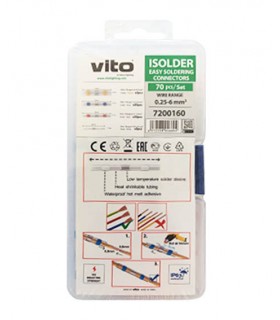 Eay Solder Waterproof Seal IP67 Heat Shrink Wire Connector 0,5 - 1,0 mm2 7200130 VITO