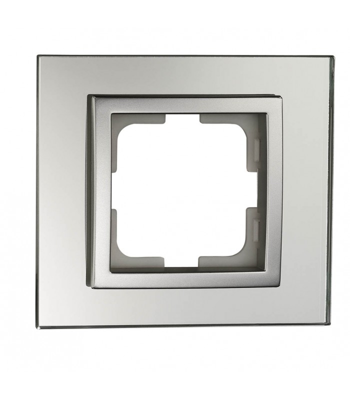 Mono Style Glass Единична рамка Бяло стъкло