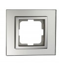 Mono Style Glass Единична рамка Бяло стъкло
