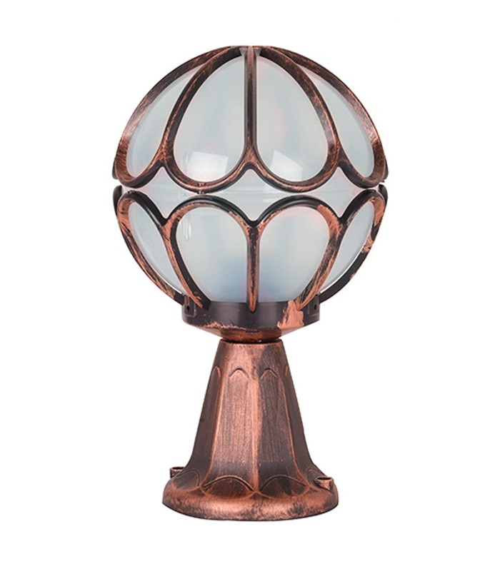 OUTDOOR GARDEN LIGHT LIVORNO-45 E27 IP44  PLASTIC Φ240x380mm ANTIQUE 3242120 VITO