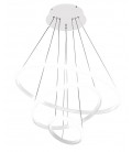 LED PENDANT FIXTURE 3 DISCS Φ600/Φ400/Φ200mm 40W 400K (NATURAL WHITE) 3200Lm TRIO WHITE 2025960 VITO