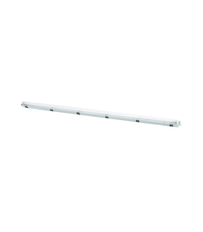 TRIPROOF FIXTURE VIGO FOR 1 x LED TUBES T8 G13 SINGLE ENDED 1560x70x76mm GREY 3310740 VITO