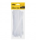 КАБЕЛНИ ПРЕВРЪЗКИ 3.6X200MM БЯЛ 100БР В ПАКЕТ 7100290 VITO