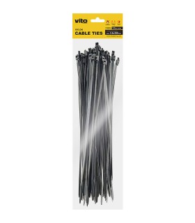 КАБЕЛНИ ПРЕВРЪЗКИ 3.6X300MM БЯЛ 100БР В ПАКЕТ 7100310 VITO