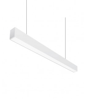 LED ЛИНЕЕН ОСВЕТИТЕЛ ЗА ПОВЪРХНОСТЕН И ВИСЯЩ МОНТАЖ LINETA-40 4000K WHITE 40W 4400LM 52x82x1200mm 2429790 VITO