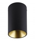 FINO-R GU10 14*8CM BLACK+GLD-REF. SPOT FIXT. 2026920 VITO