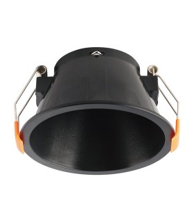 PLASY-R GU10 Φ83MM BLACK 220V ROUND SPOT FIXT. 2026980 VITO