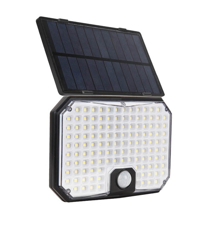 СОЛАРНА LED ГРАДИНСКА СТЕННА ЛАМПА С PIR СЕНЗОР SOLUX-W 2W 450Lm 6000K IP44 3210340 VITO