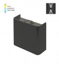 LED ВЪНШНО ОСВЕТЛЕНИЕ BINO-1 2W SMD 3xCCT 11*10CM IP65 ЧЕРНО