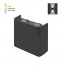 LED ВЪНШНО ОСВЕТЛЕНИЕ BINO-2 4W SMD 3xCCT 11*10CM IP65 ЧЕРНО