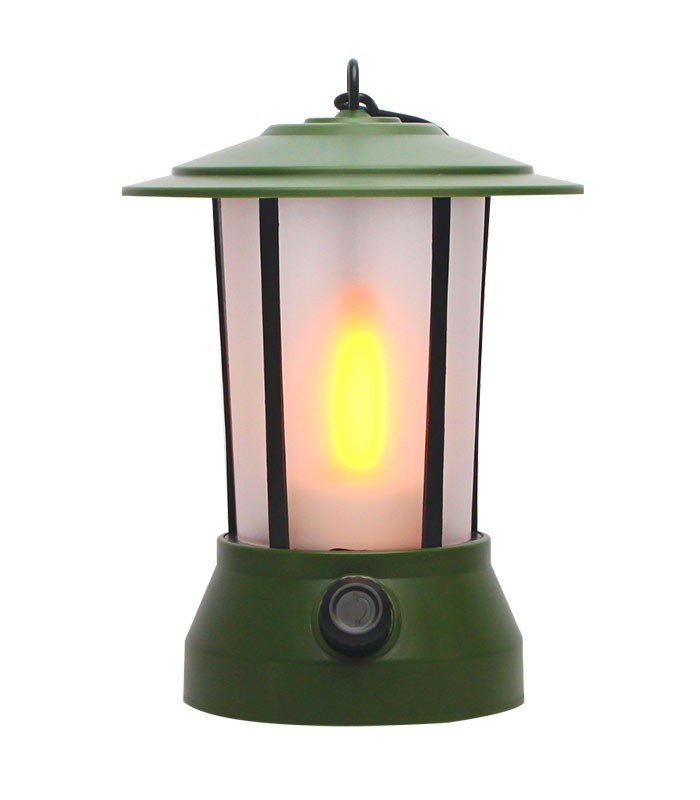 FLAME RECHARGEABLE LANTERN SPARKY 5W 5VDC GREEN 1600K (WARM WHITE) 5010280 VITO