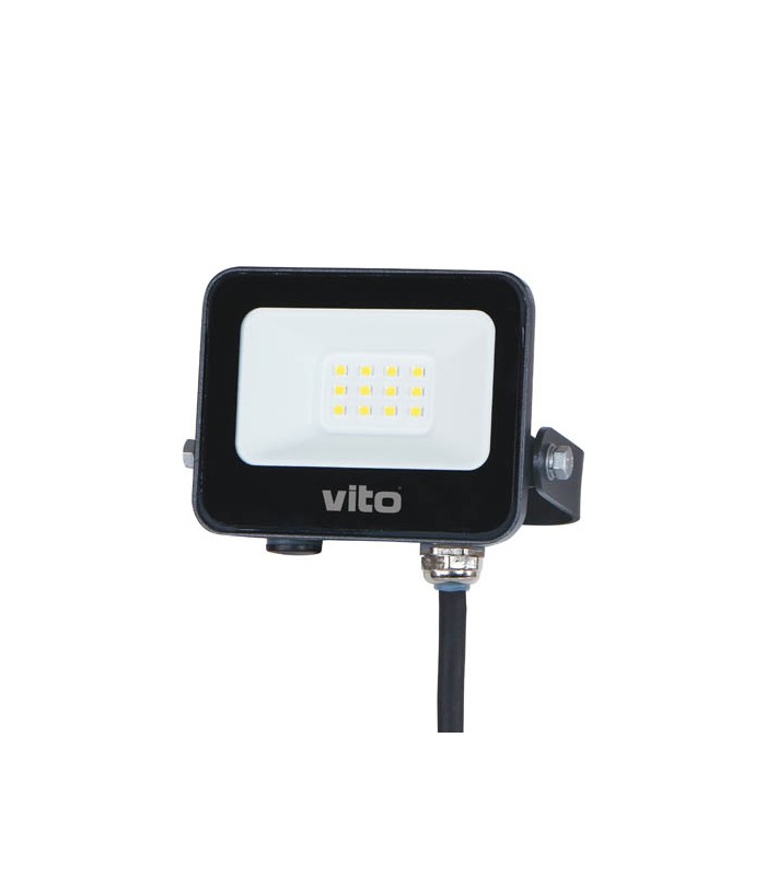LED FLOODLIGHT SAVA 10W 980Lm 4000K (NATURAL WHITE) IP65 3022520 VITO