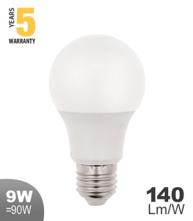 LED КРУШКА SUPREME A60 E27 9W 1260Lm 2700K (ТОПЛА СВЕТЛИНА) 1519570 VITO