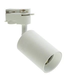 LED ПРОЖЕКТОР ЗА ШИНА МОНОФАЗЕН LUMO-N GU10 Ø65X120 БЯЛ 2102810 VITO