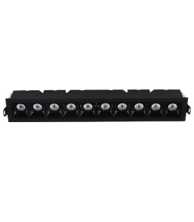 СПОТ ЗА ВГРАЖДАНЕ ICECUBE-20 20W 1880Lm 3000K (ТОПЛО БЯЛО) 282x45mm ЧЕРНО 2102970 VITO