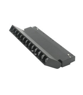 LED МАГНИТЕН ВЪРТЯЩ СЕ ПРОЖЕКТОР MAGNA-H S3 12W 960Lm 3000K (ТОПЛО БЯЛО) 24° 40x300mm 48V ЧЕРНО 2102201 VITO