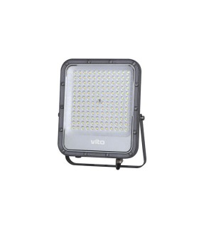 LED ПРОЖЕКТОР RONA 100W 12000Lm 6000K (СТУДЕНА СВЕТЛИНА) IP65 СИВ ЦВЯТ 3022790 VITO