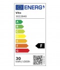 LED FLOODLIGHT TARA 30W 2400Lm 4000K (NATURAL WHITE) IP65 BLACK 3022840 VITO