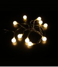 CHRISTMAS LIGHTING NATALE-12 BULB 10LED 2700K 1M 2xAA IP20 TRANSPARENT 5620660 VITO