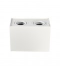 SPOTLIGHT ELDA-2 98X180X125MM GU10  WHITE CEILING SURFACE  2103020 VITO