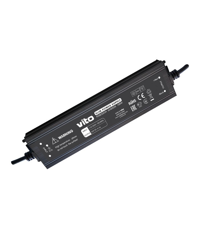 POSEIDON 100W 4.1A 24VDC IP67 SLIM POWER SUPPLY 6240820 VITO