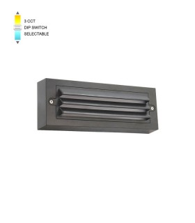 LED STEP LIGHTING ADRIA-ST1G 6W SMD 3CCT 25*9CM IP65 ANTR OUTWALL