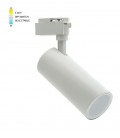 LED ОСВЕТИТЕЛ ЗА ШИНА MONOLINO-C20 20W COB 3CCT (3000K/4000K/6000K) 1800lm Ø63×132 БЯЛ 2103070 VITO