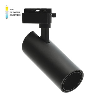 LED TRACKLIGHT MONOLINO-C30 Φ63X177 30W COB 3CCT  BLACK 2103080 VITO