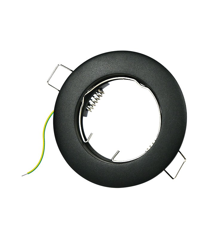 MINI DOWNLIGHT METALLICA-E GU10 Φ56MM BLACK ROUND EARTH-LINE 2013130 VITO