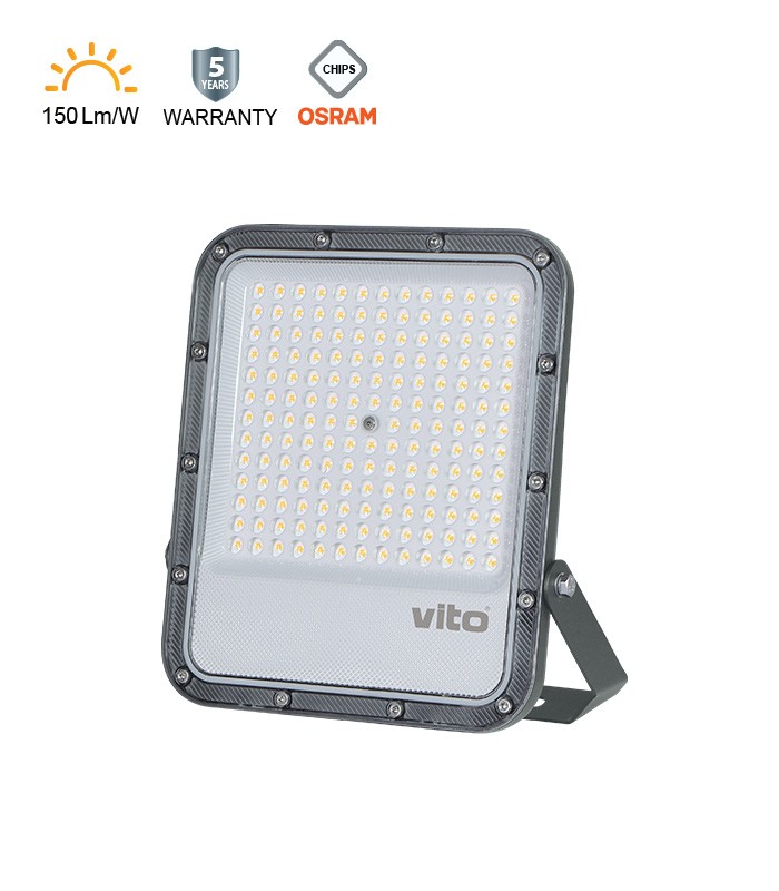 LED FLOODLIGHT RONA+ 100W 6000K 15200lm IP66 IK08 3022795 VITO