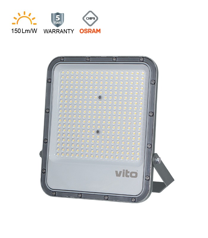 LED FLOODLIGHT RONA+ 200W 6000K 30400lm IP66 IK08 3022815 VITO