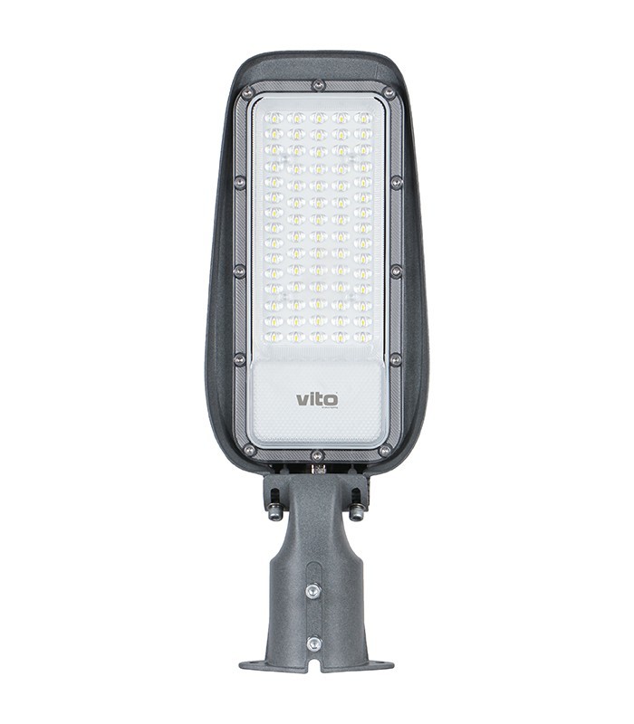 LED STREET LAMP TIGER 50W 6500K 6000lm 70°x135° IP65 IK08 4kV BLACK 3104430 VITO