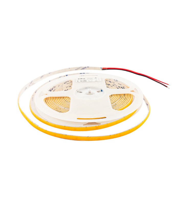 COB LED ЛЕНТА LEDStrip+ 24V 320xCOB 12W/m 4000K 1320Lm/m 3M 5mm IP20 5m ролка Дължина на рязане 5см 5541010 VITO