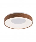 LED CEILING LAMP DESITA R25 Ø385xH80 25W 3xCCT (3000K/4000K/6500K) 2125Lm WALNUT 2027910 VITO