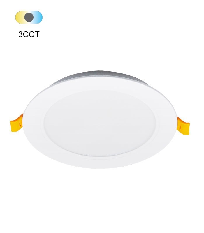 RECESSED LED PANEL HELEN 5W 3CCT (3000K/4000K/6000K) 525Lm CUT-HOLE Ø75MM IP54 ROUND 2027495 VITO