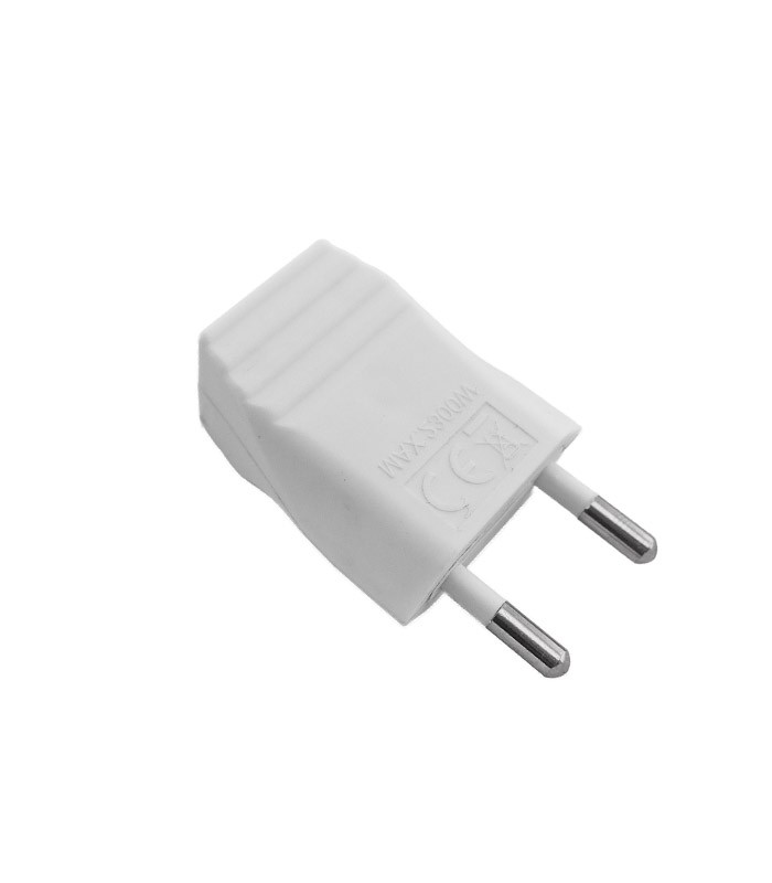 SLIM PLUG EURI-M 2.5A 250V WHITE 8002890 VITO