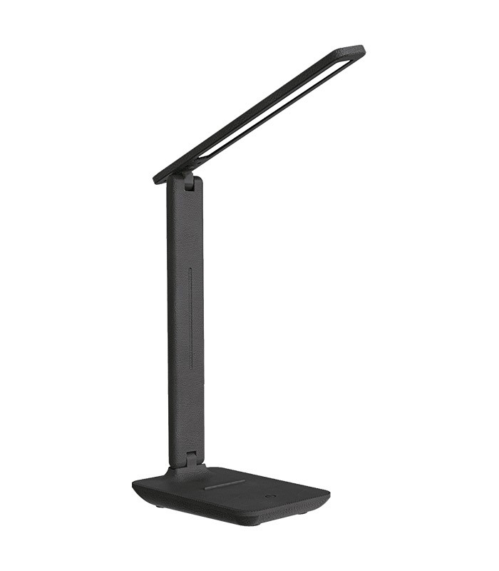 HOME&OFFICE LED DESK LAMP WILLY 5W 3CCT (3500K/5000K/6500K) 300Lm BLACK STEPLESS-DIM 5V-USB 5301720 VITO