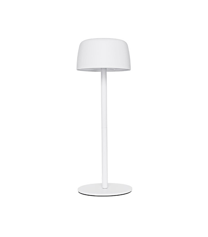 НАСТОЛНА ЛАМПА SELENA,ПРЕЗАРЕЖДАЕМА, 3W, 3000K,БЯЛА 3-СТЕПЕННО ДИМИРАНЕ, 5V-USB, LI-ION БАТЕРИЯ, IP44,  5301750 VITO