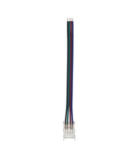 КОНЕКТОР ЗА SMD LED ЛЕНТА CONRS10 10MM-RGB С 10CM КАБЕЛ, ПРОЗРАЧЕН 2БР/ПЛИК 5520342 VITO