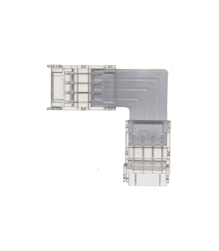 КОНЕКТОР ЗА SMD LED ЛЕНТА CONRS10 10MM-RGB L ФОРМА ПРОЗРАЧЕН 2БР/ПЛИК 5520362 VITO