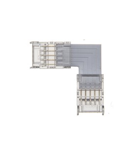 КОНЕКТОР ЗА SMD LED ЛЕНТА CONRS10 10MM-RGBW L ФОРМА ПРОЗРАЧЕН 2БР/ПЛИК 5520382 VITO