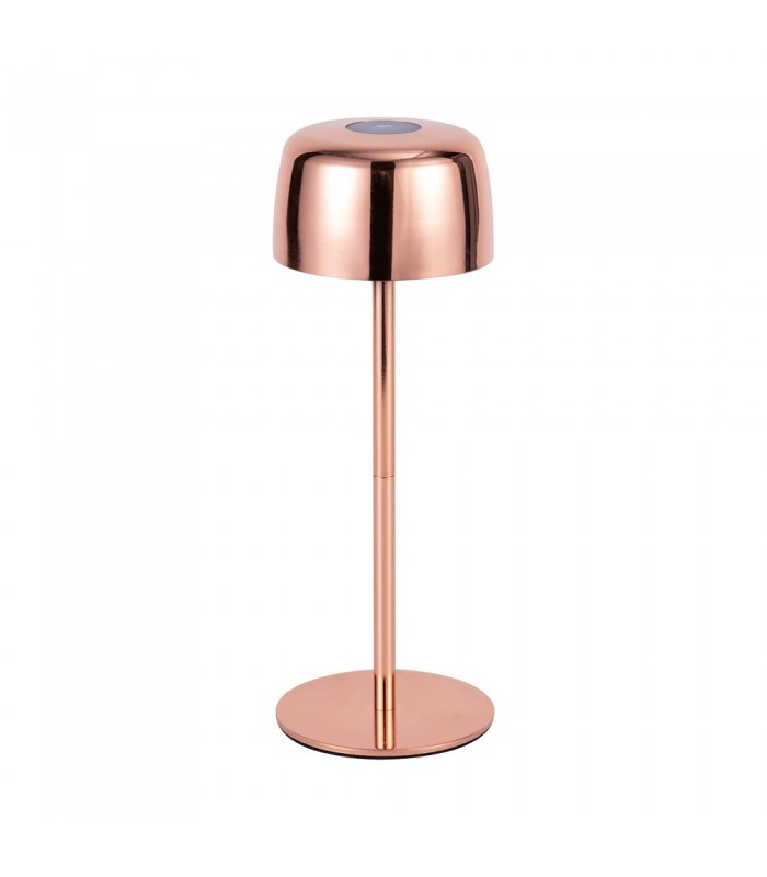 RECHARGEABLE TABLE LAMP ZENIT 3W 3000K BRASS 3xDIM 5V-USB LI-ION IP44   5301890 VITO