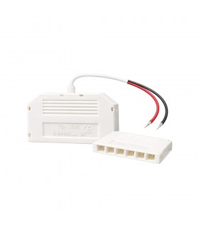 СПЛИТЕР ЗА МЕБЕЛНИ СПОТОВЕ FURNILUX БЯЛ 6-24V МАКС. 80W ПЛАСТМАСА 2028045 VITO
